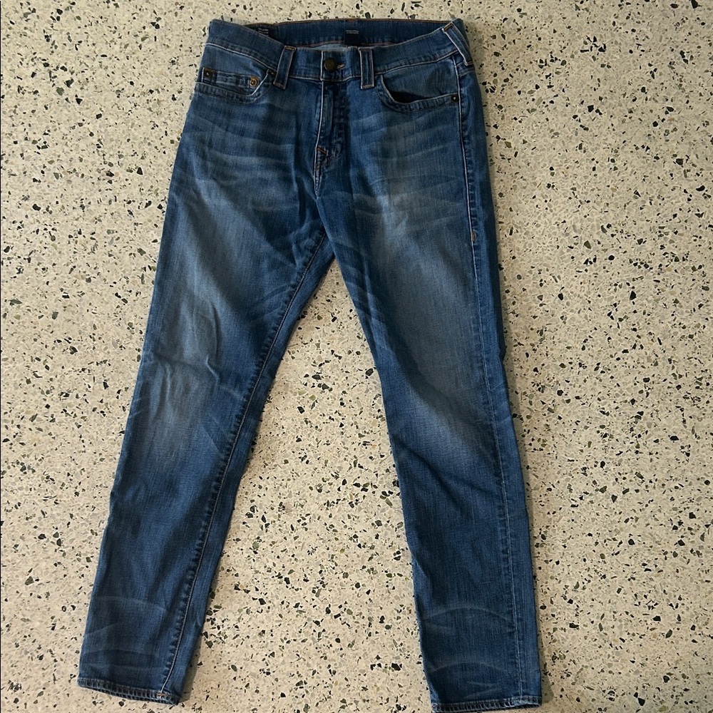 True Religion Men's Blue Jeans 34x32